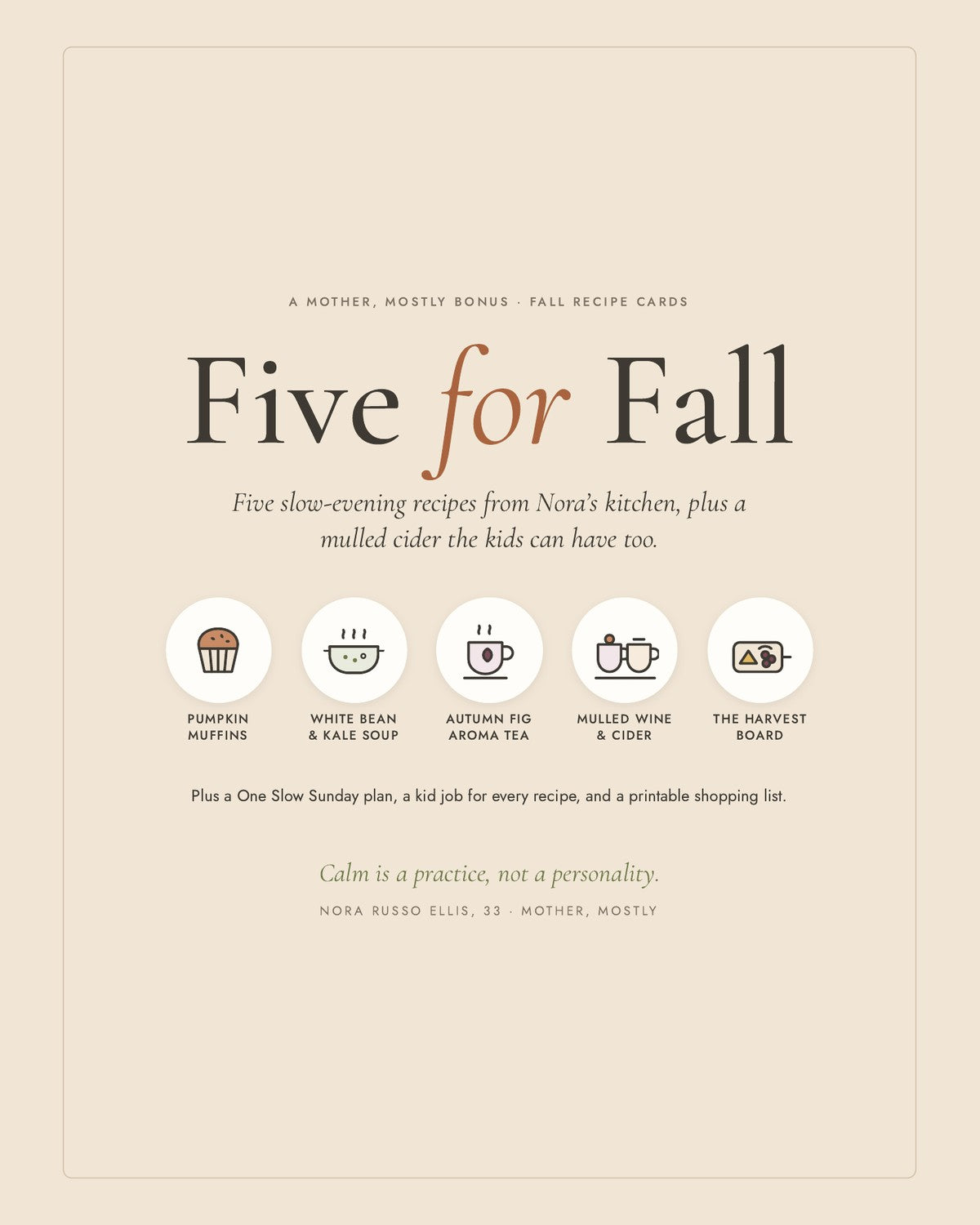 Five for Fall